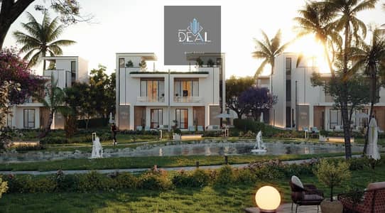 294 m² townhouse + 75 m² private garden in the New Administrative Capital, with a 15% discount, low down payment, and flexible installments over.