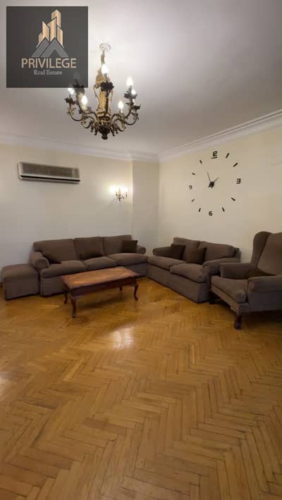 Furnished apartment for rent in Degla, Maadi with a prime location