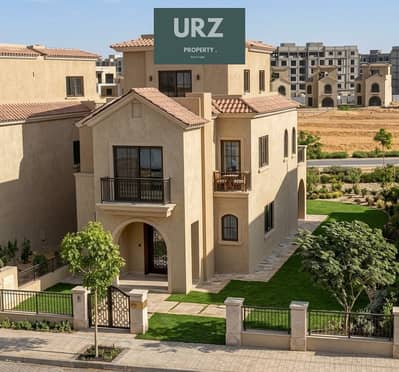 5bedroom townhouse villa for sale in New Cairo minutes from the Suez Road next to Madinaty in The Butterfly Compound directly on the Amal Axis with a