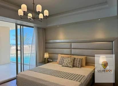 للبيع شقة متشطبة super lux في مزارين Mazarine العلمين الجديدة ( كاش او تقسيط )