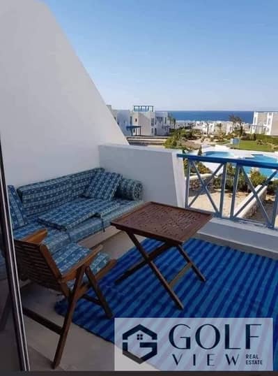 A very rare golden opportunity: a first-row chalet at Crystal Lagoon in Mountain View, Ras Al-Hikma North Coast – Kilometer 200  – The best phase of t
