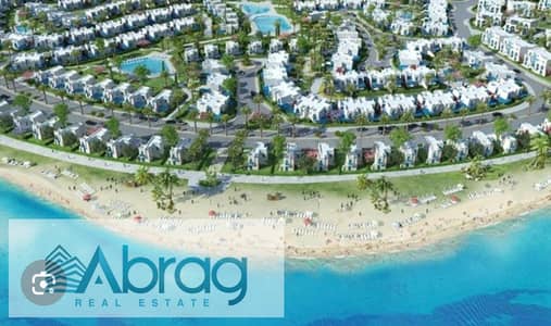شاليه بجاردن بقلب راس الحكمه M SQUARE sea view متشطب بالكامل بالتقسيط