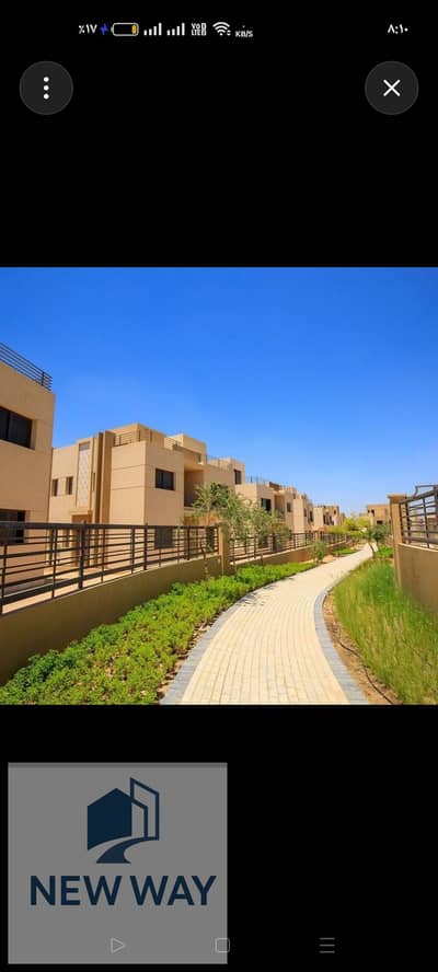 Twin house resale in Alma Compound, prime location next to Arkan Compound, Al Nadi, and Park Street. The twin house is semi-finished, with a ground fl