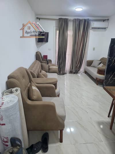 Apartment 70m furnished super lux first residence in the finest stages of Madinty b12 with an open view not damaged close to services