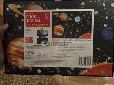 Solar system puzzle and fold out