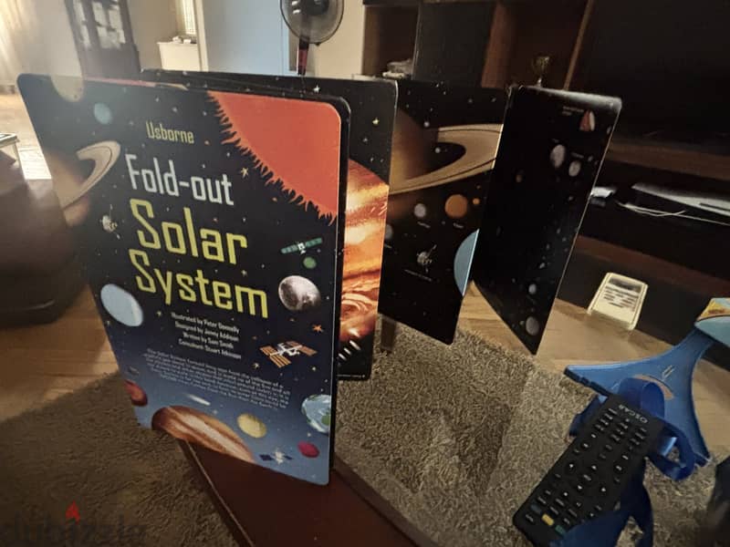 Solar system puzzle and fold out 3