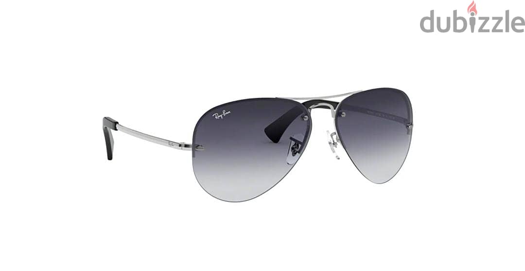 RayBan Aviator gradient silver 7