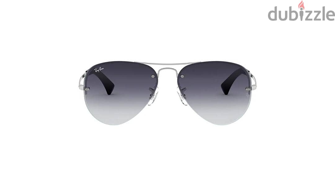 RayBan Aviator gradient silver 8