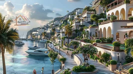 من المالك شاليه للبيع 122 متر في southmed علي لاجون ch3