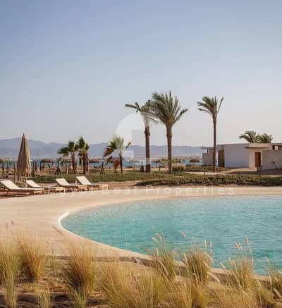 30% Price Offer !! Panoramic sea View 1BR Chalet Direct On Lagoon At Soma Bay Red Sea