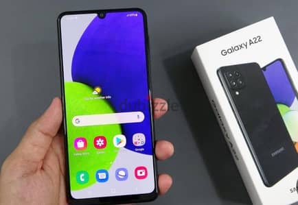 سامسونج جلاكسي A22  بحالته تمامااا  128 رام 6