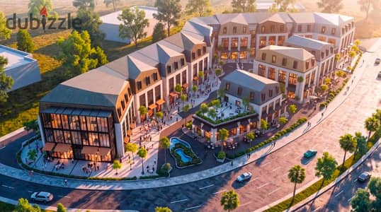 linic for Sale at Paterns West, directly on Dahshur Link Road, with areas starting from 28 sqm.  Fully finished and ready for delivery, with a 5% down