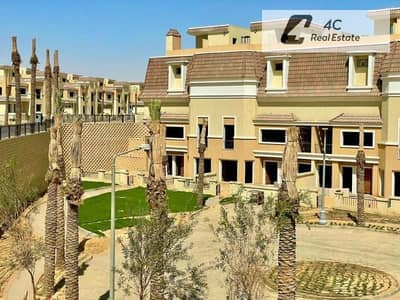 Lowest-Priced S Villa with Garden  4 Bedrooms wit Down Payment Installments  For Sale in Sarai, Mostakbal City