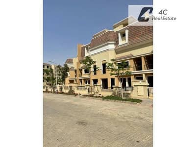 Lowest-Priced S Villa with Garden  4 Bedrooms wit Down Payment Installments  For Sale in Sarai, Mostakbal City