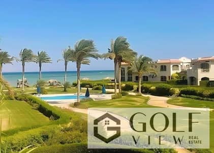 For sale, a chalet of 170 sqm on the ground with a 120 sqm garden, furnished with air conditioning in La Vista 5 - Ain Sokhna