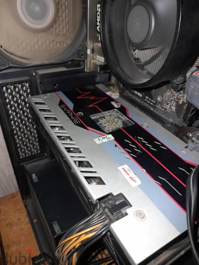 كرت شاشه RX 580 8gb استعمال