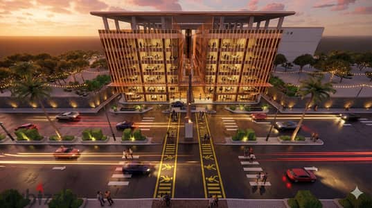130.80 sqm Front Office | Prime Location on Al Mokattam Plateau’s Central Corniche