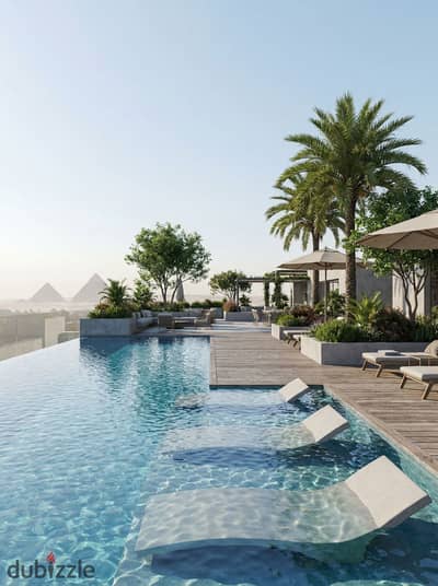 Own a hotel unit directly opposite the pyramids and benefit from the income in dollars.