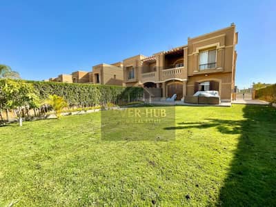 For sale: Large twin house villa in Royal Meadows with a view from the highest hill in Zayed. Land area: 500 sq m - 350 sq m. Fully finished buildings