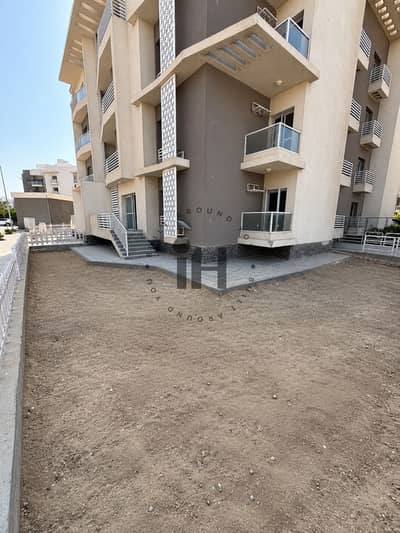 "Apartment  with private garden  for Sale in Al Khamayel Compound | Prime Location in Sheikh Zayed , semi finished ,3  Bedrooms, 2 Bathrooms"