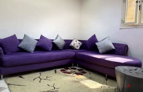 ركنة حرف L بنفسجى