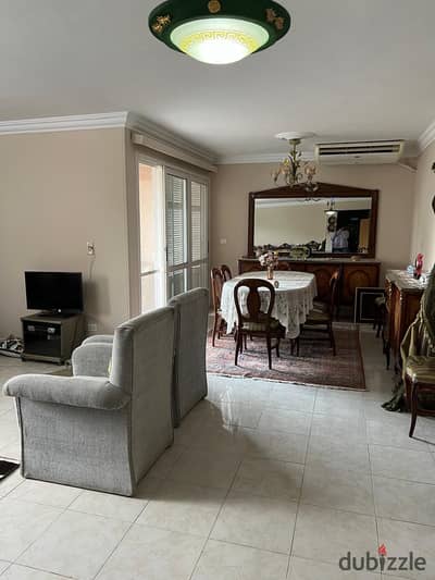 170 sq m furnished apartment for rent in Al Rehab City, prime location Near services