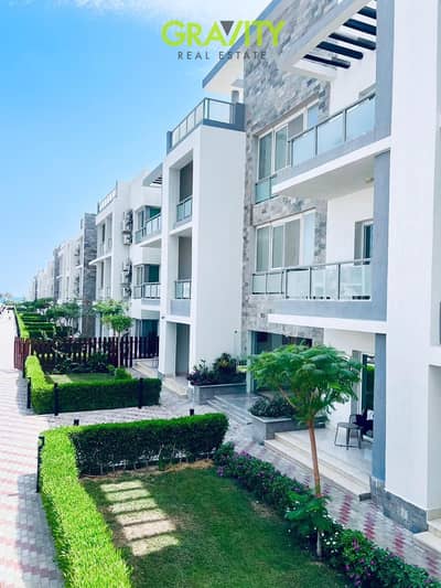 Chalet for sale in Aroma Sokhna, fully finished with air conditioning and natural gas, available on installments with no down payment - Chalet for sal