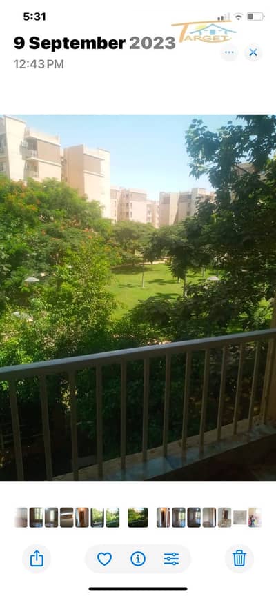 For rent an apartment of 70 meters in Madinaty b7   view garden a distinguished location repeated floor
