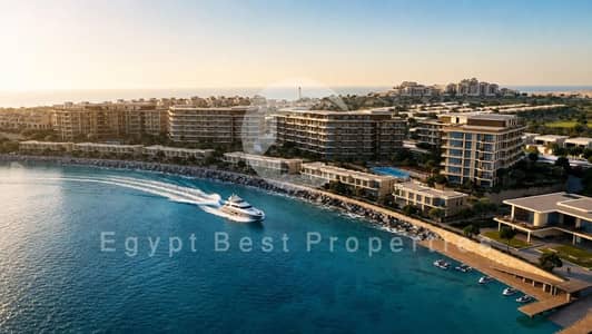 FIRST ROW FINISHED VILLA FOR SALE SEA VIEW WITH LOWEST DP 5% ONLY IN NEW LAUNCH IN MODON IN RAS AL HEKMA IN NORTH COAST