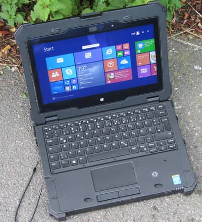 Dell Rugged 7204 Convertible laptop  لابتوب قوي  جدا
