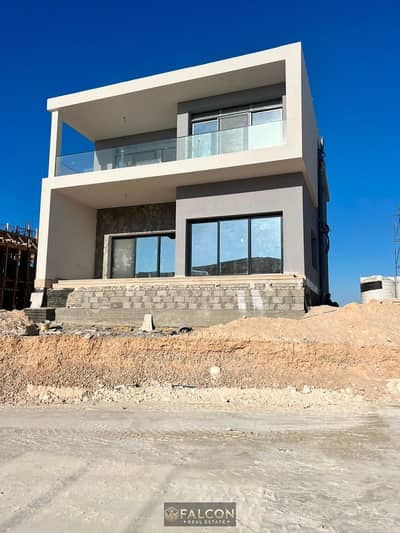With 30% DIscount With installments Own a Fully Finished TOwn house Villa 1st Row On Lagoon & Steps Away From The Sea in Dose Ras ELHekma