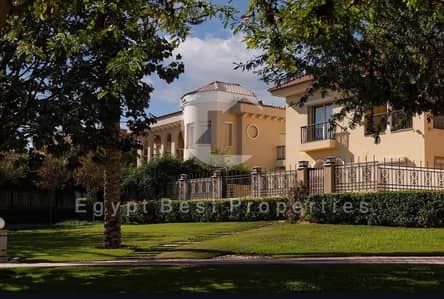 Standalone villa with an open view of green spaces in a prime location.
