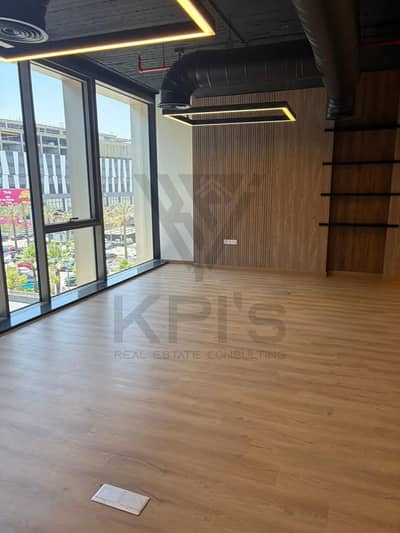 Administrative office For Rent 180m in 5A By WaterWay - extra super lux - prime location - 5th settlement - New Cairo