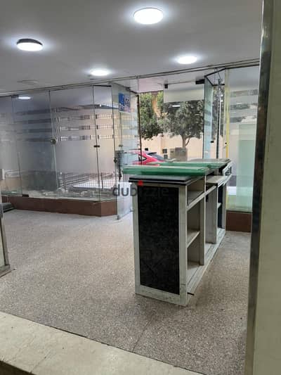 Duplex shop near the cafe (Al-Amftrion) in Al-Korbah, Heliopolis for rent
