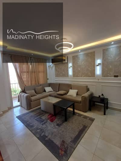 Furnished apartment for rent in Madinaty B7 – 70m with a view of Naro Garden and street