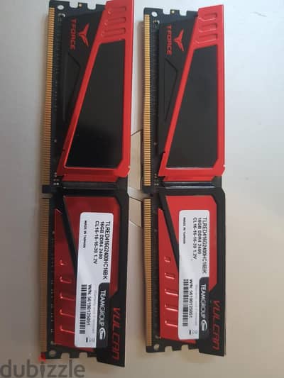 32GB DDR4 2400 TEAMGROUP VULCAN