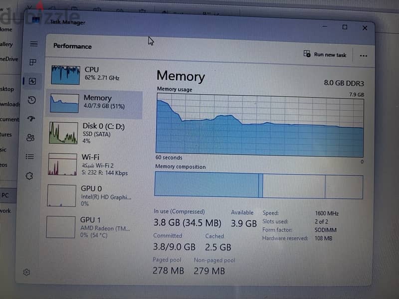 Dell laptop i5 6gen بدون هارد 6000 جنية 5