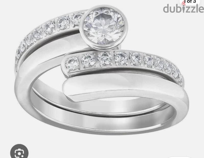 Swarovski stackable ring 1