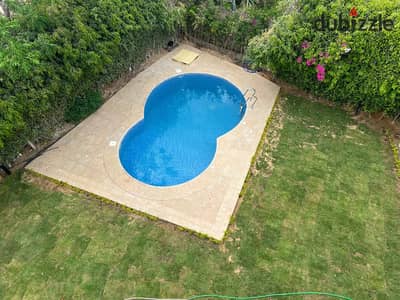 Available furnished villa for rent in Madinaty with swimming pool