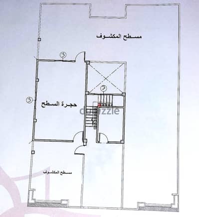سطح 275متر بطيبه جاردن
