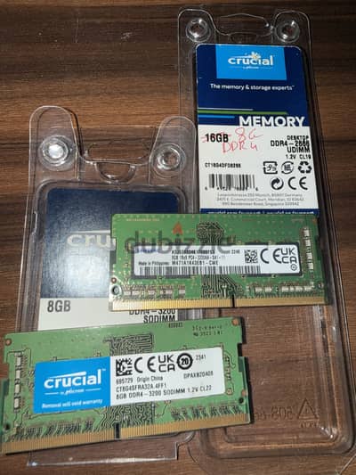 2 x Ram ddr4 3200MHz 16GB (8GB each)
