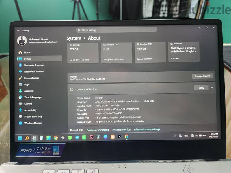 asus rog zephyrus g14 1