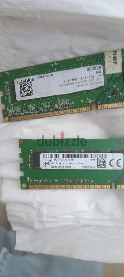 رام ٨ جيجا دى دى ار ٣ ram ddr3 8 gb