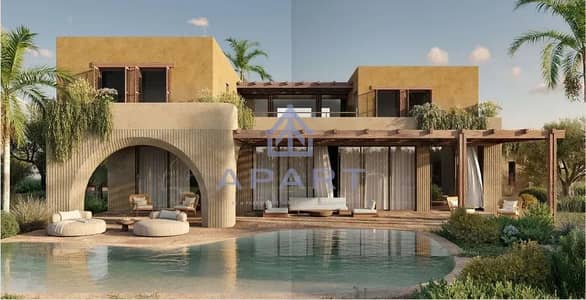 Panoramic Villa Double View Luxury Fully Finished Limited Offer installments up to 8 Years For Sale in Ramla - North Coast - By Marakez