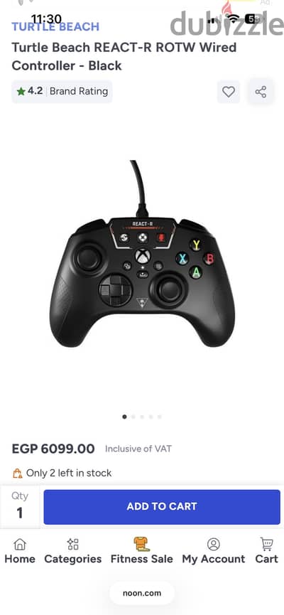 Turtle Beach REACT-R ROTW Wired Controller - Black