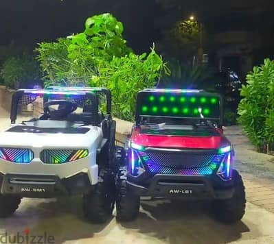 عربية اطفال كهرباء بالريموت للتحكم عن بعد لحد ٨ سنين