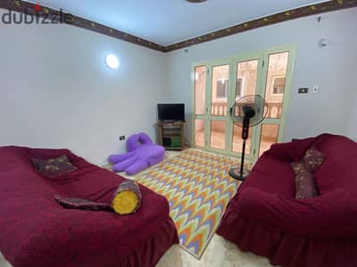 Furnished apartment for annual rent overlooking the sea in the Honey City area, Al-Baytash - Al-Ajmi