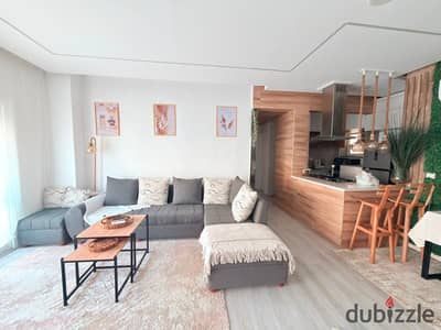 Cozy Modern Furnished studio for rent in Hyde Park Compound , New Cairo