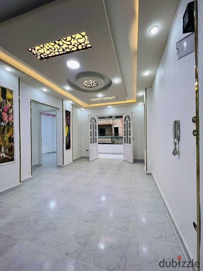 Apartment in Al-Ajmi, Nakheel Beach, behind Fathallah Market, the main street, and all services suitable for residential investment