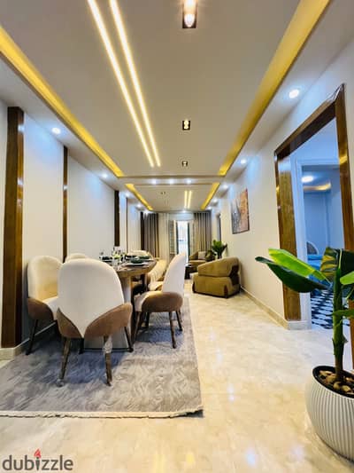 Apartment in Al-Ajmi, Al-Nakhil Beach, with furnishings and electrical appliances, behind Fathallah Market and the main street. Very distinguished residential location.